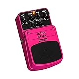 Behringer UM300 Ultra Metal Distortion Effects Guitar Pedal, Pink