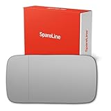 SpareLine Wing Door Mirror Glass - Adhesive‑Type Blind-Spot for Ford Escort 1990-1995 (Left/Near‑Side/Passenger)