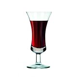 SOLAVIA Stemmed Clear Glass Traditional Sherry Glasses 50 ml Cordial, Pack of 6, Glasses for Port, Liqueur, Cordial