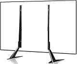 Suptek Universal TV Stand 65 inch, Metal TV Feet Legs for 20-65 inch LCD/LED/OLED/Plasma Flat&Curved Screens Height Adjustable with VESA 75x75mm to 800x500mm Max 50kgs