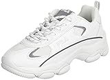FILA Women's Strada Lucid wmn Sneaker, White, 8 UK