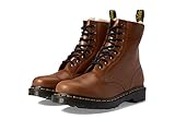 Dr. Martens Women's 1460 Serena Faux Fur-Lined Farrier Leather Boot Ankle, Brown, 5 UK