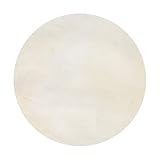 BQLZR 35cm Diameter Goat Skin Drums Head Goatskin Round for Bongo Drums/Shaman Drums / 10" African Tambourine Beige
