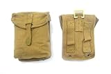 British/Italian Army 1937 Pattern Webbing Pouch Ammo Bren 303 Canvas Pouches