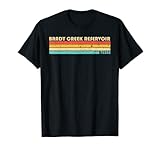 BRADY CREEK RESERVOIR TEXAS Funny Fishing Camping Summer T-Shirt
