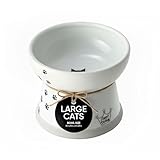 Necoichi Raised Cat Food Bowl Large, Cat