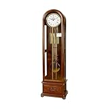 Lijiaxiuyc-101 grandfather clocks Retro Grandfather Clock, European-Style Living Room Decoration Dome Clock Retro Solid Wood Clock Old-Fashioned Grandfather Clock hall clock