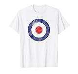 RAF Type D Roundel | Mod Target Music Logo Vintage Air Force T-Shirt