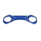 Motorcycle For ZRX400 ZRX1100 ZRX1200 ZRX 400 1100 1200 Front Fork Brace Shock Balance Bracket Stabilizer Center Plate(Blue)