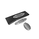Motoforti 3pcs Accelerator Pedal and Brake Pedal Cover Kit for Mini Cooper JCW Long-lasting