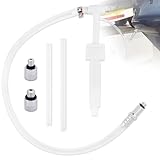 Ktxaby 5Pcs Lower Unit Gear Oil Pump Set for Standard Quart Bottles,3/8 inch Metal Swivel,8mm 10mm Metal Adapters Fit All Mercury and Mariner Outboards(Not for Volvo Penta)