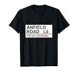Liverpool Anfield Road Street Sign T-Shirt