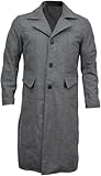 PROMENADE CHIC The Hunt Grey Wool Trench Coat