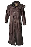Black Roo Stockman Coat Various Sizes brown Size:XL