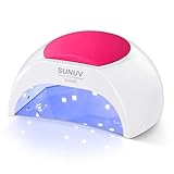 UV Nail Lamp, SUNUV Professional UV Light for Gel Nails with Timer and Sensor, Manicure and Pedicure Nail Art Tools for Home and Salon