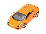 Easy Toys Model Car Compatible with Lamborghini Gallardo. Scale Toy Car with Opening Doors. Car modeling. (Orange)