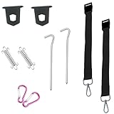 Awning Tie Down Kit with Storm Straps - Compatible with Fiamma F35/F45/F65 Caravan Awnings & Motorhomes, Heavy-Duty Camping Accessories for Outdoor Use