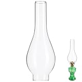 Alipis Transparent Kerosene Lamp Shade 5cm Diameter Retro Glass Chimney for Oil Lanterns Clear Replacement Cover for Lamps Ideal for Vintage Home Decor