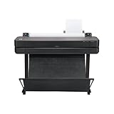 HP DesignJet T630 36-inch (5HB11D), Large Format Printer, Plotter, Standard A4-A0, 76 A1 Prints/Hour, Wi-Fi, Ethernet, USB, 2400x1200 dpi, Recycled Metal, 1-Year Warranty, HP Click, Black