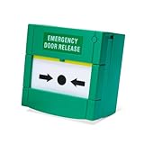 SecureMyDoor - Resettable Emergency Break Glass Call Point - Indoor Use - Fire Alarm Button Switch for Easy Access Control - Ideal for Commercial, Residential, and Industrial Buildings
