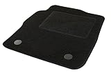 Drivers Car Mat For Ford Fiesta Van 2009 2010 2011 Tailored Fit Budget Grade Black Carpet (Single) Carpet Heel Pad