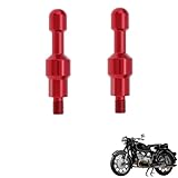 2PCS motorcycle mirror plugs Compatible with BMW R69 S,accessories tuning, can be used as mobile phone holder or balance bar base(Red)