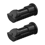 YJDOORPLAY Motorcycle Foot Peg Rest Rubber Footpegs Set for Honda CB CL SL SS Models 1965-1979 CL90 SL90 CT90 K1-79 CB100 CL100 CB125S CL125 CB175 CB350 CB450 CB750 Black