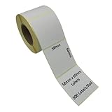 58mm x 60mm Direct Thermal Scale Labels for Zebra, Toshiba, Cas, Dibal, Avery Berkel, 44mm core Meat Cake Shop Butcher Bakery Scale | 500 Labels per roll - Make me a label (8 Rolls - 4,000 Labels)