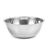 WINSOME Stainless Steel Mixing Bowl 4.7 litres | Best for Baking & Mixing Ingredients Like Eggs, Salad, Veggies, Fruits, Doughs, Sauces | Can Also Be Used for Serving (30cm X 11.5cm)