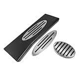 X AUTOHAUX 3pcs Accelerator Pedal and Brake Pedal Cover Kit for Mini Cooper JCW