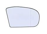 RC Door Wing Mirror Glass for Merc Benz E Class W211 2002-2009, Merc Benz C CLASS W203 2000-2007, C CLASS Coupe CL203 2001-2011, Heated Mirror (Right Hand Side - UK Driver Side)