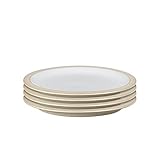 Denby Greenwich Medium Plate Set of 4, Cream