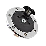 HCPGBGLBTF Motorcycle Fuel Gas Tank Cap Cover With Key Fit For Kawasaki ZXR 750 ZZR1100 ZX1100 GPZ1100 ZR250 ZX7R ZX9R GPZ 400 250 750 900 1000 Motorcycle fuel tank cap lock