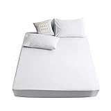 Marilyn Bed and Bath Non Iron Percale Fitted Sheet Available in and Sizes (White, Single)