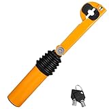 FAVOMOTO 1pc Gear Lock Handbrake Lock Car Lock Auto The Car Boot Car Clutch Pedal Lock Vehicle Lock Car Modification Lock Retractable Lock House Steering Wheel Gear Lever Steel