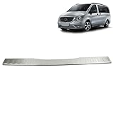 ROBUST Rear Bumper Chrome Protector Scratch Guard Step Guard for Mercedes-Benz Vito W447 2014 Onwards