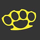 Decus Brass Knuckles Brass Knucles Ufc Mma XL 0167 (neon yellow) // Sticker OEM JDM Style Vinyl Transfer