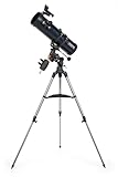 Celestron 31051 AstroMaster 130EQ Motor Drive Newtonian Reflector Telescope, Dark Blue
