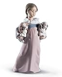 LLADRÓ Arms Full Of Love Girl Figurine. Porcelain Figure Figure.