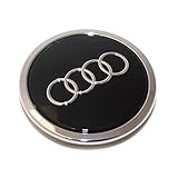 Genuine Audi Wheel/Hub Cap/Tuning Cover for Alloy Wheels, Shiny Black