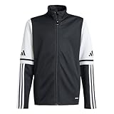 adidas Unisex Kids SQUADRA25 TRAINING JACKET KIDS, black/white, 11-12 Years