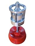 NAIMP Portable Wheel Balancer with Bubble Level, Static Hub Wheel Balancing Machine Car Tire Balancer, Tyre Balancer Changer for Truck Car Rust Resistant, red + silver