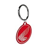 Nostalgic-Art Honda Metal Keychain, Red Logo, Vintage Design, Officially Licensed Product