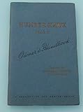 Humber Hawk Mark V Owner's Handbook