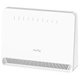 Cudy Unlocked 4G LTE Router Cat 4 Fast Modem Router with SIM Card Slot, AC1200 WiFi, OpenVPN, Wireguard, IPsec, VPN Client, Antennas Interno, Mesh, LT500E
