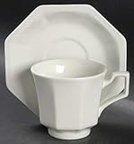 Johnson Brothers Heritage-White A05221-3 Cup and Saucer Set (Footed)