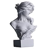 6" H Greek Mythology Bust Statue Decor,Artemis Statues Roman Goddess Figurines,Used for Sketch Practice Aesthetics Statues and Sculptures and Indoor Filling Space for Living Room, Bedroom and Study