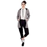 Fun Shack Womens Teddy Girl Costume Adults 50s Rock N Roll Black & White Outfit , 50s Teddy Boy, Small