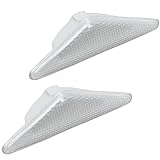 ROBUST 2 Pcs Car Indicator Repeater Light Lamp Lens for Ford Focus 1998-2004 Mondeo III Mk3 2000-2007 1063835 1065645 1828913 XS4X13K309AA XS4X13K309AD