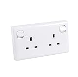 SE Limited 13A White Polycarbonate Socket Converter 1 Gang to 2 Gang